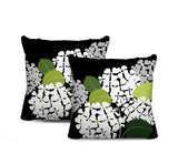 Ilia Floral Reversible Indoor/Outdoor Square Pillow