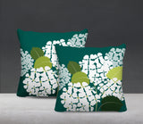 Ilia Floral Reversible Indoor/Outdoor Square Pillow