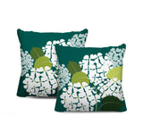 Ilia Floral Reversible Indoor/Outdoor Square Pillow