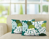 Ilia Floral Reversible Indoor/Outdoor Rectangular Pillow
