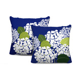 Ilia Floral Reversible Indoor/Outdoor Square Pillow