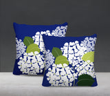 Ilia Floral Reversible Indoor/Outdoor Square Pillow