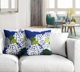 Ilia Floral Reversible Indoor/Outdoor Square Pillow