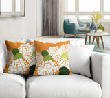 Ilia Floral Reversible Indoor/Outdoor Square Pillow