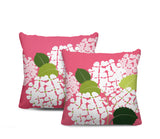 Ilia Floral Reversible Indoor/Outdoor Square Pillow