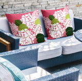 Ilia Floral Reversible Indoor/Outdoor Square Pillow