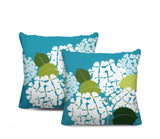 Ilia Floral Reversible Indoor/Outdoor Square Pillow