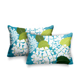 Ilia Floral Reversible Indoor/Outdoor Rectangular Pillow