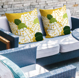 Ilia Floral Reversible Indoor/Outdoor Square Pillow