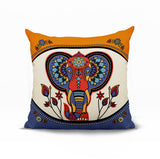 Indra Elephant Reversible Indoor/Outdoor Pillow