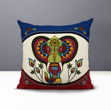 Indra Elephant Reversible Indoor/Outdoor Pillow