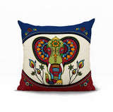 Indra Elephant Reversible Indoor/Outdoor Pillow