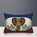 Patriot Elephant Lumbar Indoor/Outdoor Throw Pillow