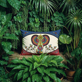 Patriot Elephant Lumbar Indoor/Outdoor Throw Pillow