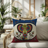 Indra Elephant Reversible Indoor/Outdoor Pillow