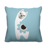 Inkie Reversible Throw Square Pillow