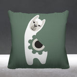 Inkie Reversible Throw Square Pillow