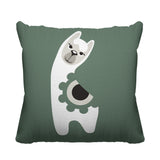 Inkie Reversible Throw Square Pillow