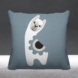 Inkie Reversible Throw Square Pillow