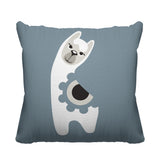 Inkie Reversible Throw Square Pillow