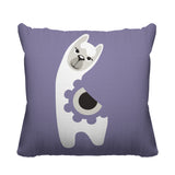 Inkie Reversible Throw Square Pillow