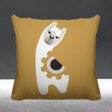 Inkie Reversible Throw Square Pillow