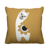 Inkie Reversible Throw Square Pillow