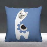 Inkie Reversible Throw Square Pillow