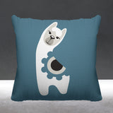 Inkie Reversible Throw Square Pillow
