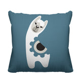 Inkie Reversible Throw Square Pillow