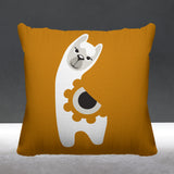 Inkie Reversible Throw Square Pillow