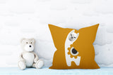 Inkie Reversible Throw Square Pillow