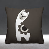 Inkie Reversible Throw Square Pillow
