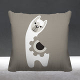 Inkie Reversible Throw Square Pillow