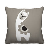 Inkie Reversible Throw Square Pillow