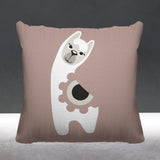 Inkie Reversible Throw Square Pillow