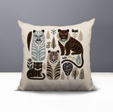 Isa Tiger Reversible Indoor/Outdoor Square Pillow