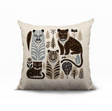 Isa Tiger Reversible Indoor/Outdoor Square Pillow