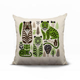 Isa Tiger Reversible Indoor/Outdoor Square Pillow