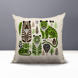 Isa Tiger Reversible Indoor/Outdoor Square Pillow
