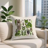 Isa Tiger Reversible Indoor/Outdoor Square Pillow