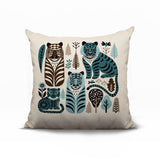 Isa Tiger Reversible Indoor/Outdoor Square Pillow