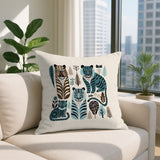 Isa Tiger Reversible Indoor/Outdoor Square Pillow