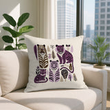 Isa Tiger Reversible Indoor/Outdoor Square Pillow