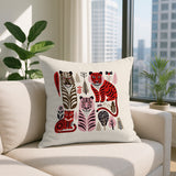 Isa Tiger Reversible Indoor/Outdoor Square Pillow