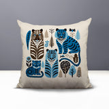 Isa Tiger Reversible Indoor/Outdoor Square Pillow