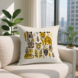 Isa Tiger Reversible Indoor/Outdoor Square Pillow