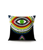 PolyTwill Eye Square Indoor/Outdoor Throw Pillow