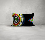 PolyTwill Eye Lumbar Indoor/Outdoor Throw Pillow