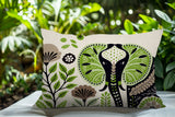 Issa Elephant Reversible Indoor/Outdoor Lumbar Pillow